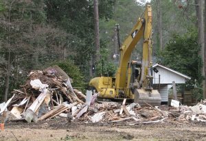 House Being Demolished