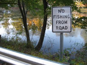 No Fishing Sign