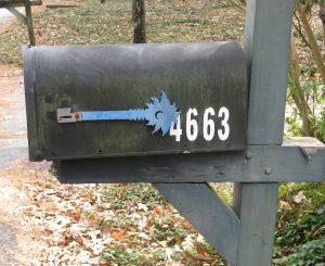Blue Mailbox Flag