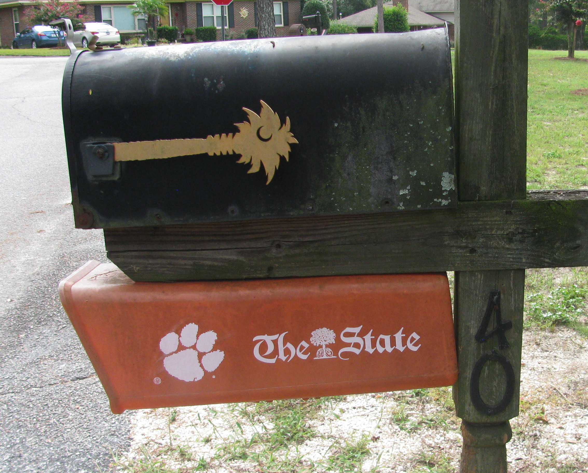 Orange Mailbox Flag