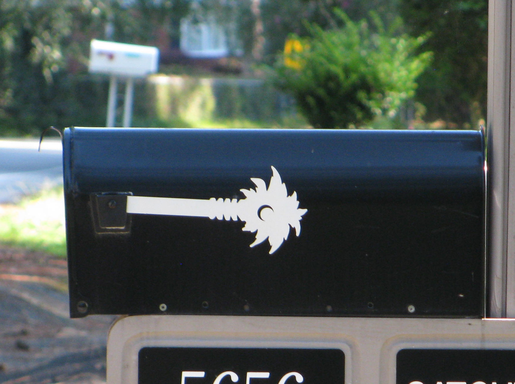 White Mailbox Flag