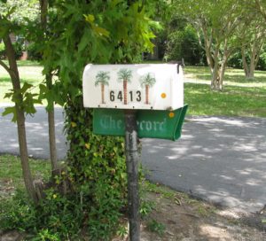 Palm Tree Mailbox