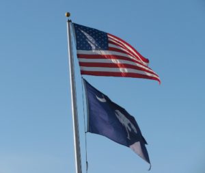 Official US and SC Flags