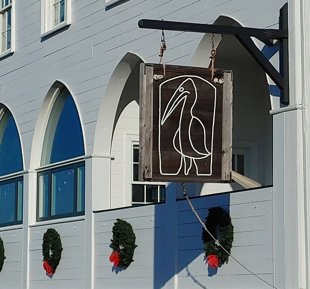 Wreaths on Pelican Inn